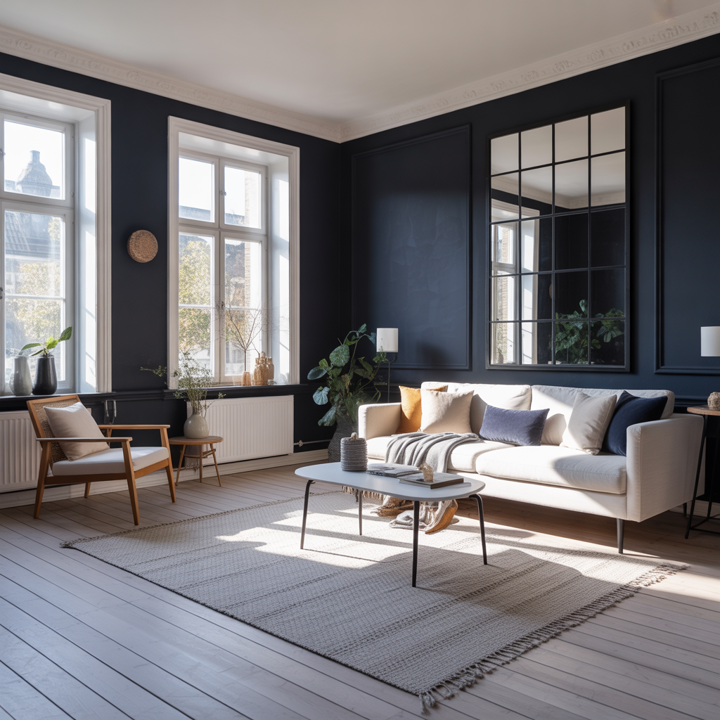 10.Hur anvander du morka farger utan att rummet kanns mindre