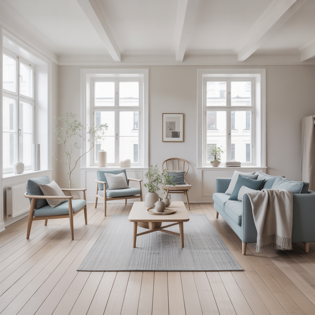 7.Sa skapar du en skandinavisk stil med ratt fargval