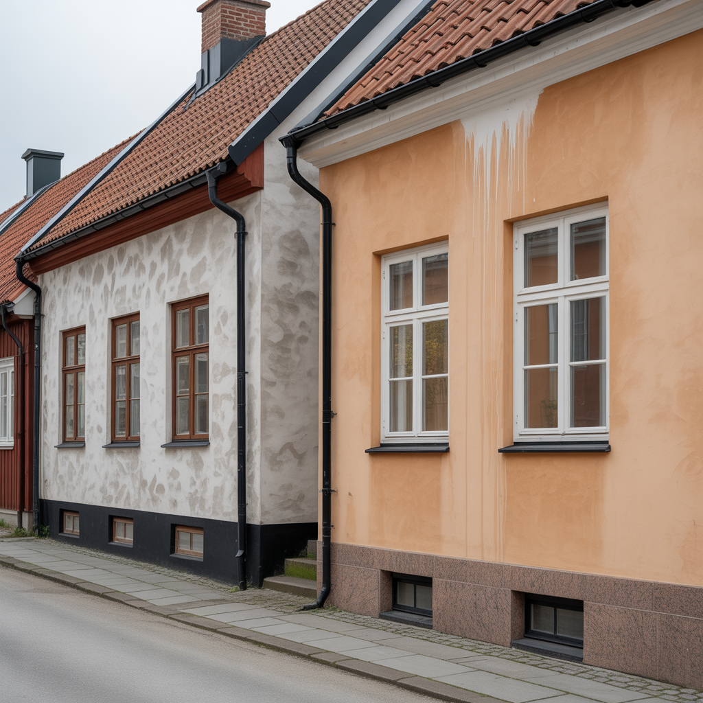 silikatfarg eller akrylat pa putsfasad jamforelse och rad