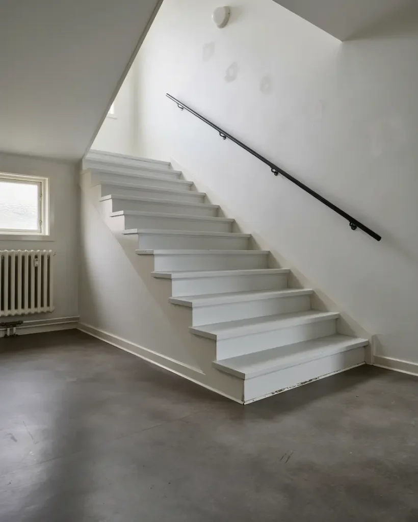 omm lning av trapphus med slitstarka ytskikt i vis ttra
